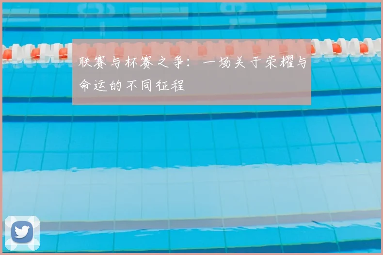 联赛与杯赛之争：一场关于荣耀与命运的不同征程