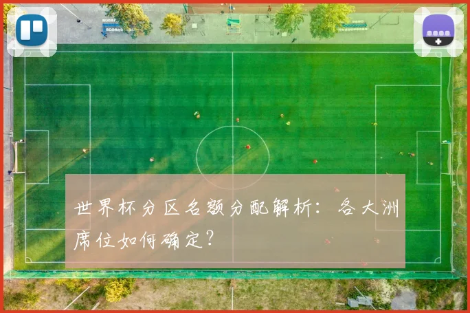 世界杯分区名额分配解析:各大洲席位如何确定?